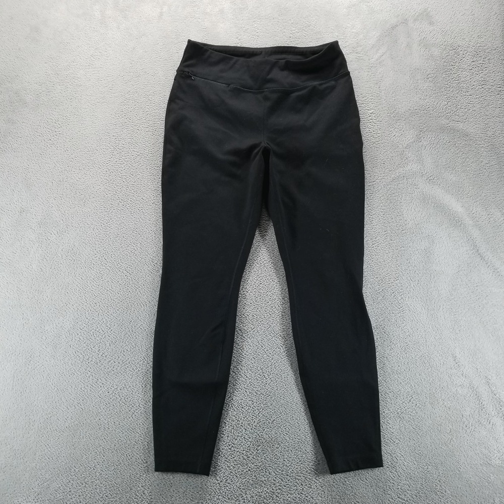Duluth Trading Leggings Womens 10 Black Ponte Pro Ankle Office Career‎